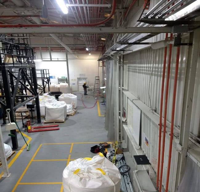 Instalación control agroindustrial.